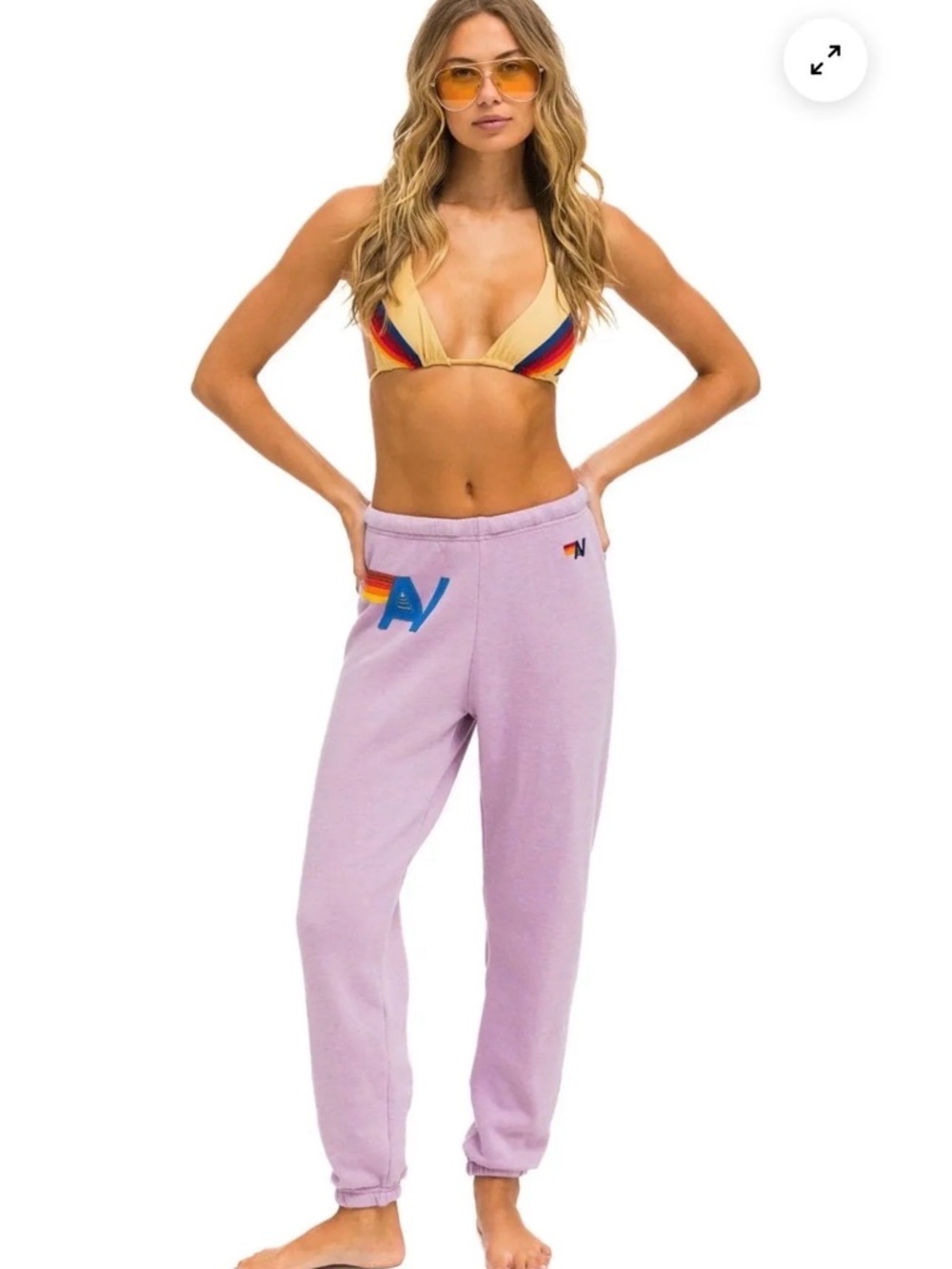 Aviator Nation Logo Stitched Sweatpants
